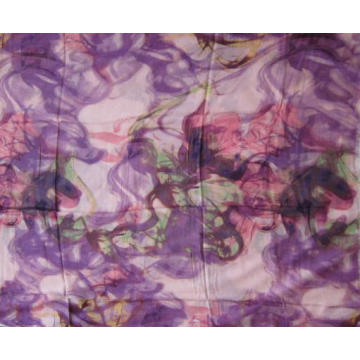 10% Cashmere 90% Modal Print Purple